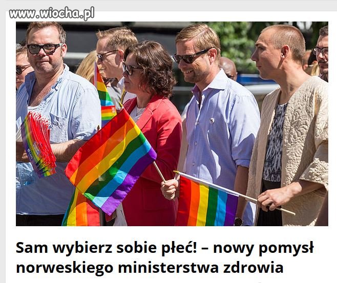 A co, jeden dzień chłpoiec potem dziewczynka...