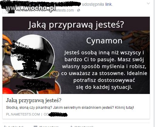 ALE JAJA -JESTEŚ CYNAMONEM..