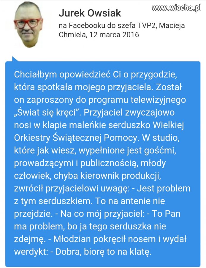 No to macie "dobrą" zmianę w TVPis