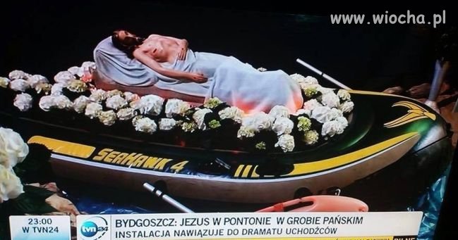 Jezus w pontonie "morski jastrząb"