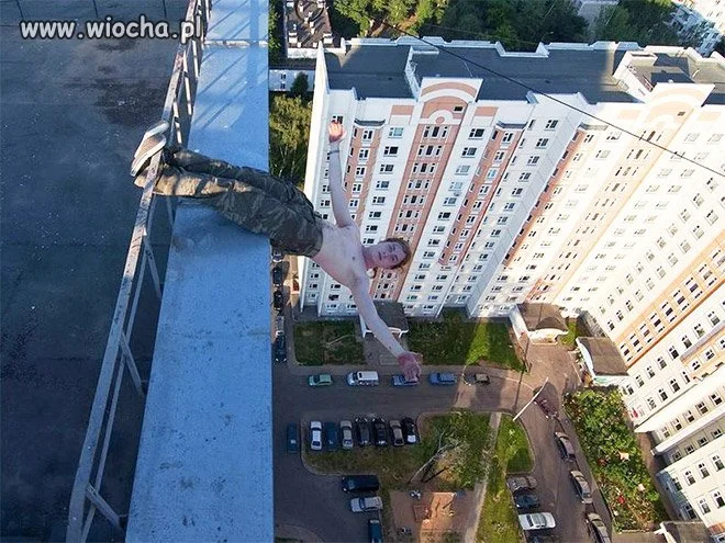 Ja nie podejdę nawet do barierki
