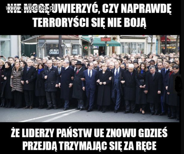 Blady strach padł na terrorystów.