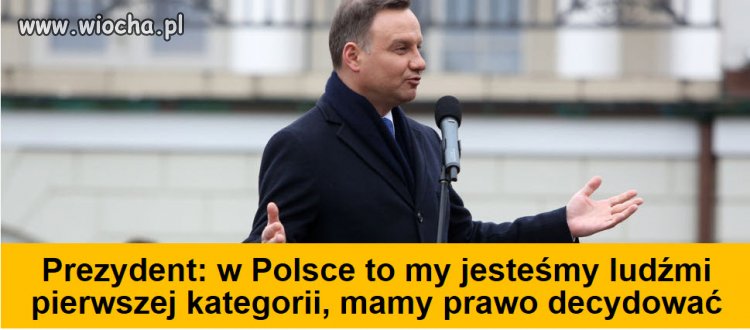 Andrzej Duda prezydent "wszystkich" Polaków 