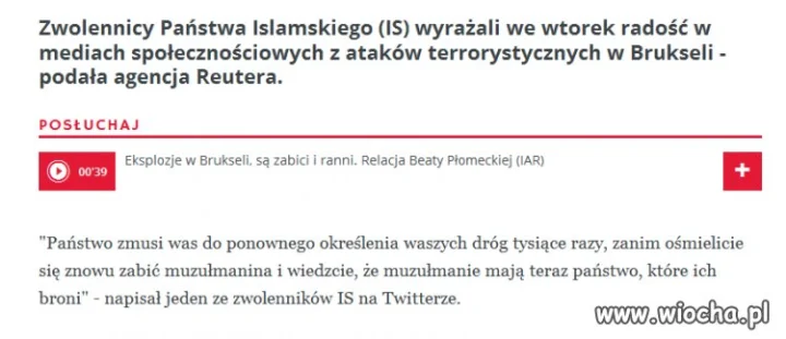 Oczywiście muzułmanie potępiają ISIS