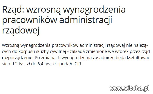 Emeryci podwyżka 5,43 zł a Ci ZUSu 100 razy tyle.