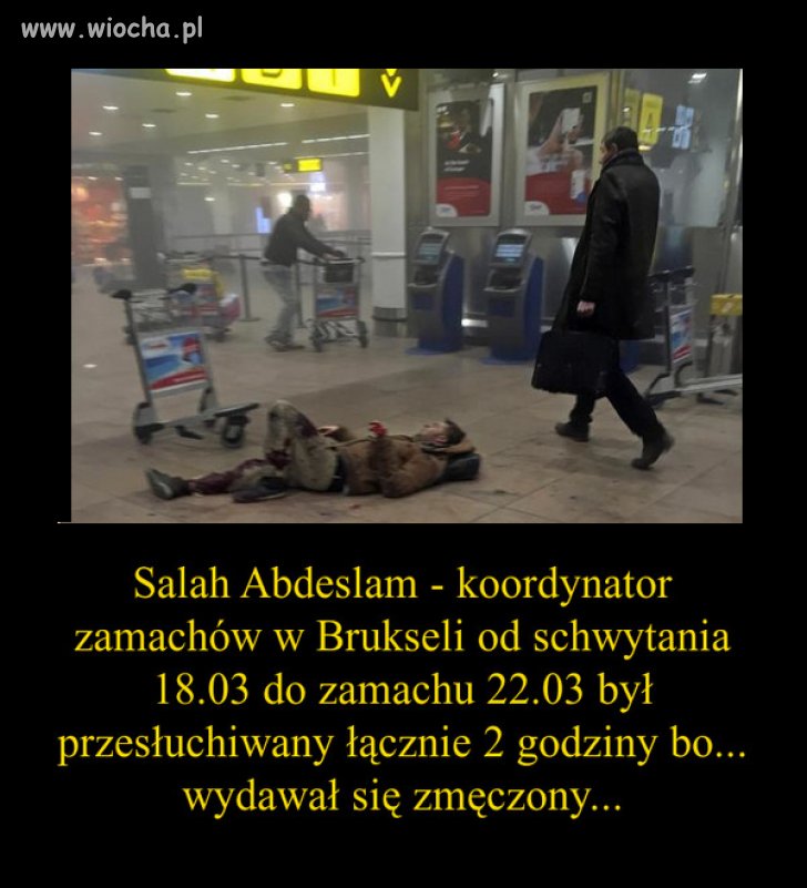 Salah pozwolił się zatrzymać,