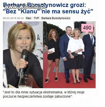 Odstawia babsko komedię.
