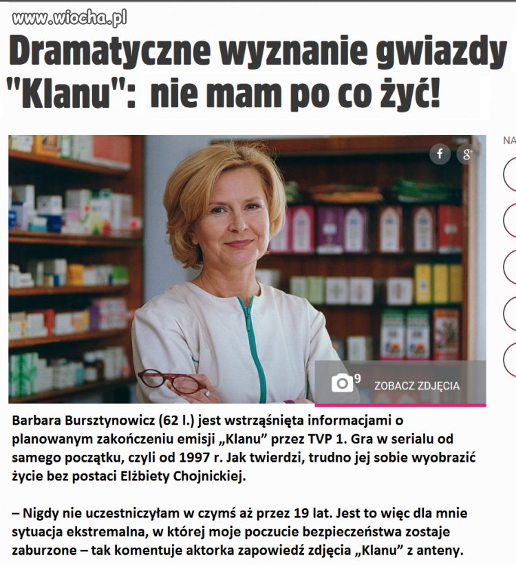 Życie to nie bajka. A już na pewno nie telenowela