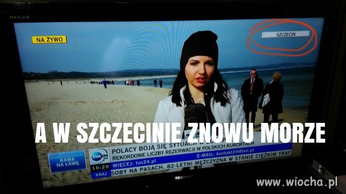 TVN nad morzem w Szczecinie