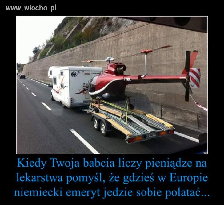 Małe porównanie. Emeryt niemiecki w zestawieniu