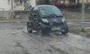 Wieśniak z mercedesa zastawił chodnik