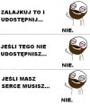 Reakcja na facebooka.