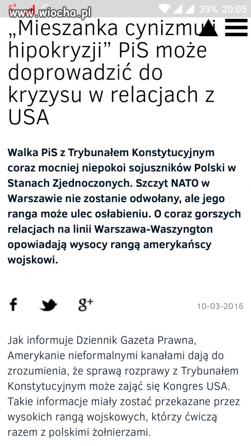 Czyżby Polska miała być kolejnym krajem