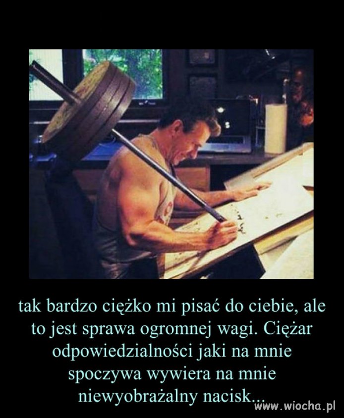 Drogi Arnoldzie ...