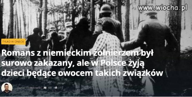 Onet - artykuł o romansach Polek z Niemcami...