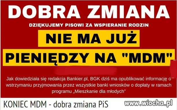 MDM było i się zmyło 