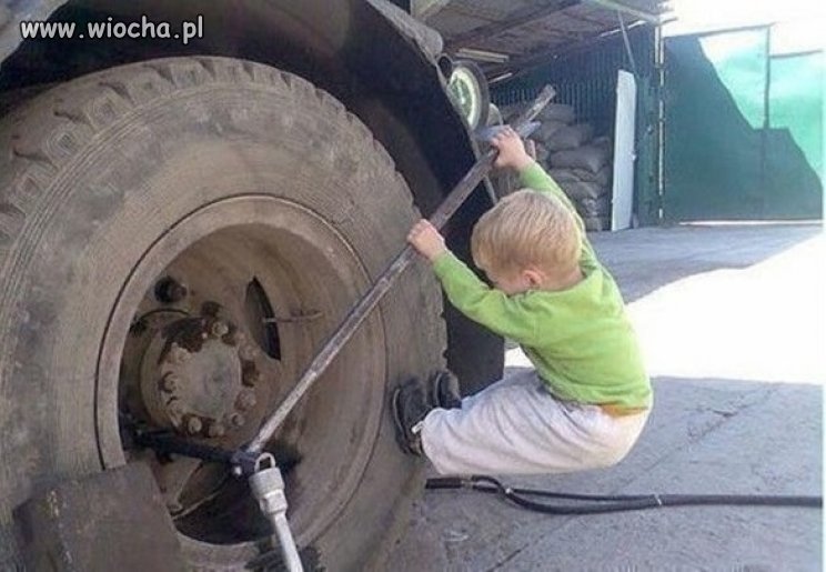 Bo tata nie daje rady