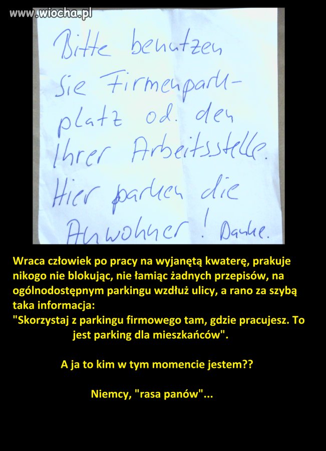 Nie tylko w Polsce, Polacy to gorszy sort... 