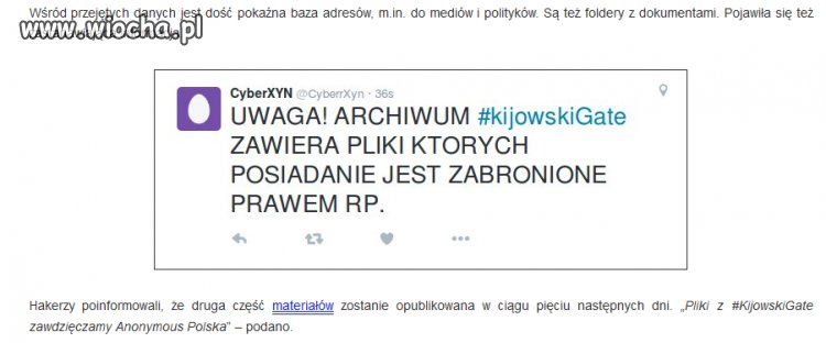 Paczka Kijowskiego już jest dostępna 
