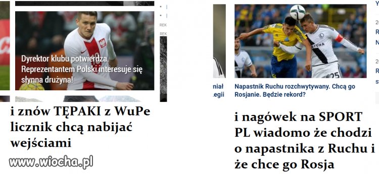 Tępaki z WuPe i ich jak zwykle tępe NAGŁÓWKI
