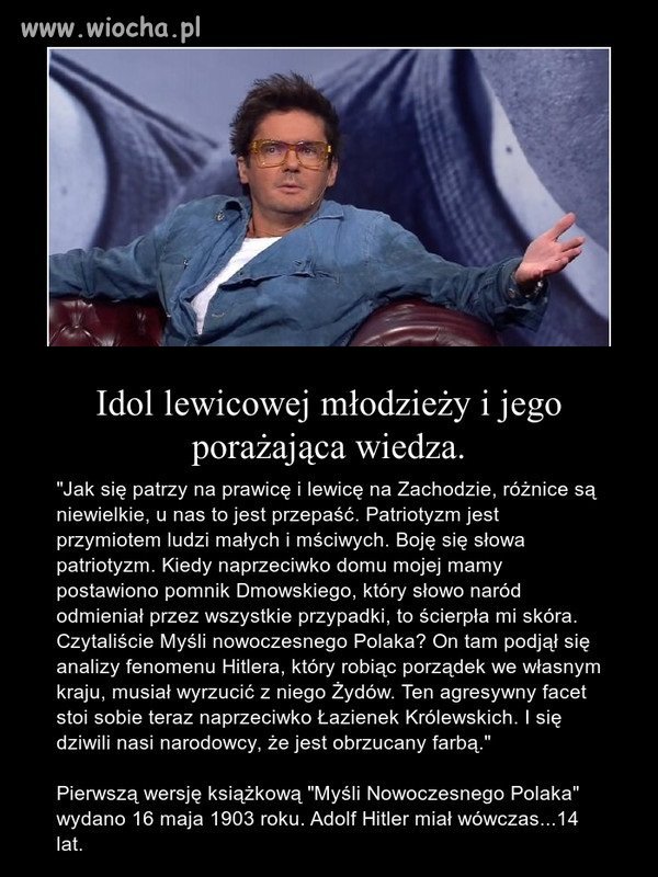 Kolejny znawca historii pokroju Stuhra.