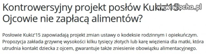 No i chwała Kukizowi.