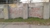 Na murze kościoła...