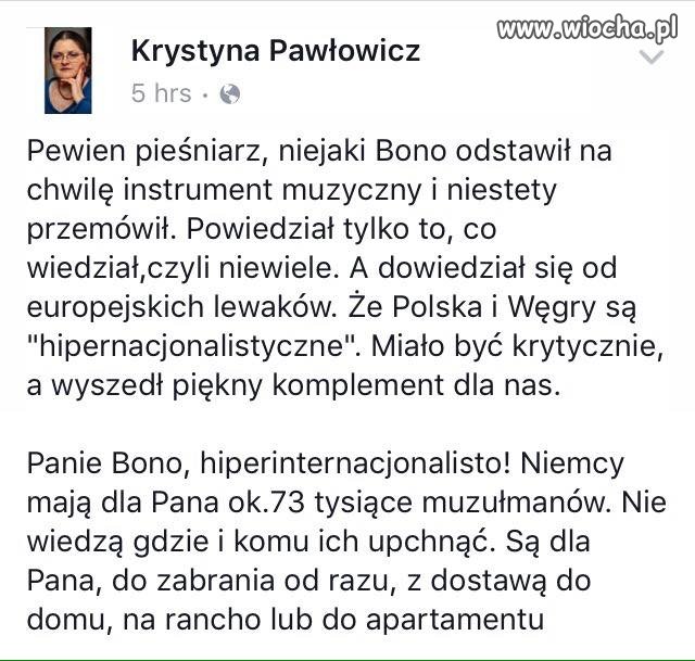 Krystyna jak napisze to napisze 