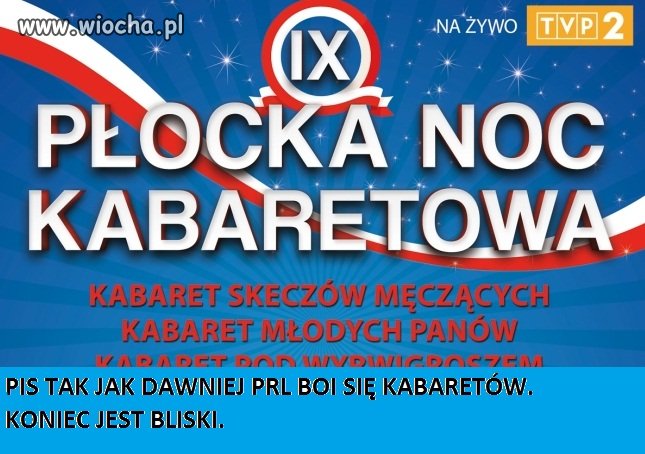 Kurski zakazał kabaretów w TVPis!