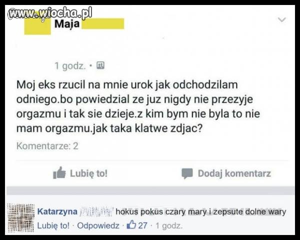 Maja ma teraz wielki problem z warami