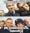 Lans radnych na pogrzebie