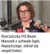 Dla tej Pani sąd najwyższy to zespół kolesi