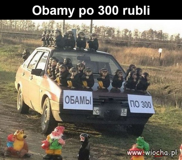 Obamy po 300 rubli