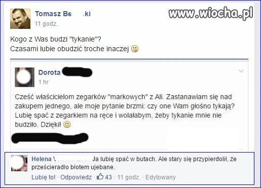 Śpicie w zegarku?