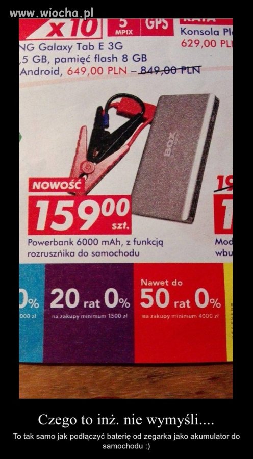 Czego to już nie wymyślą 