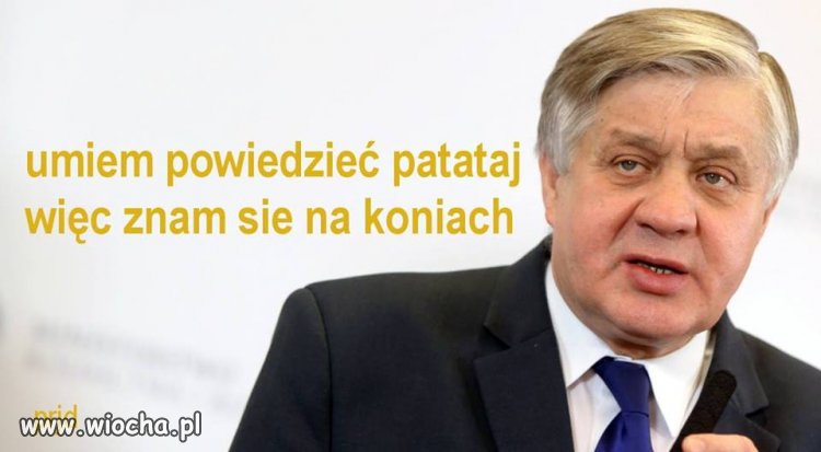 Sami eksperci w tym Rządzie. 