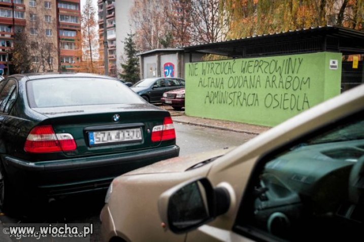 Administracja osiedla się wypowiedziała ...