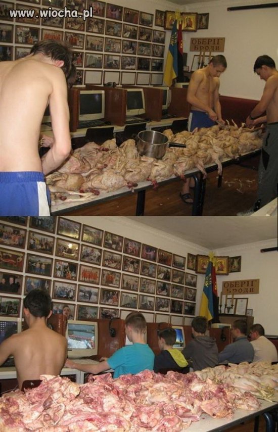 Kafejka internetowa z kuchnią