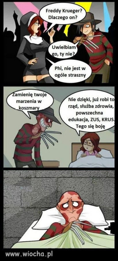 Nawet Krueger wysiada