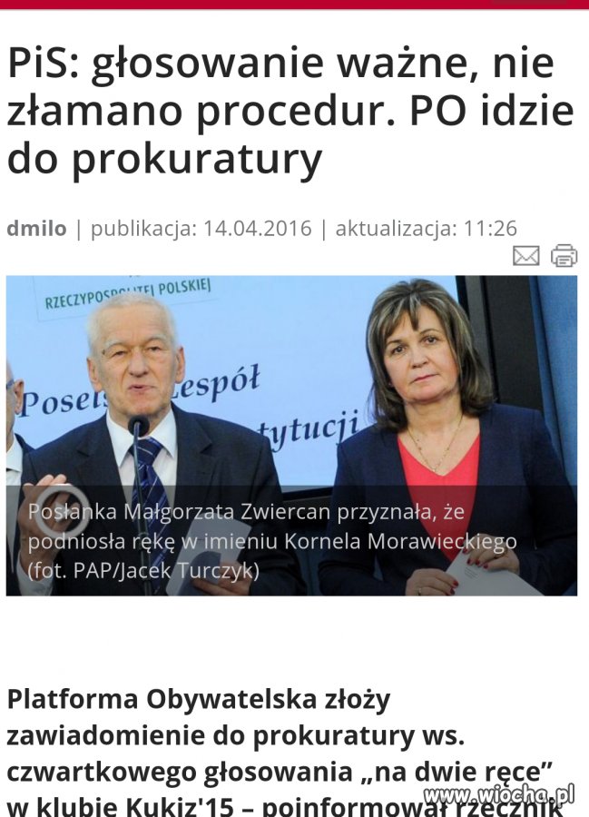 Czyli od dziś idziemy na wybory i głosujemy za innych