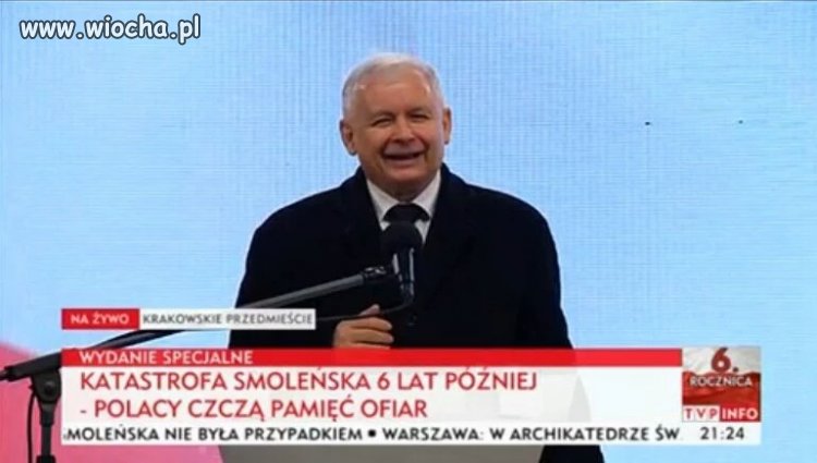 Rocznica katastrofy a ten się śmieje 
