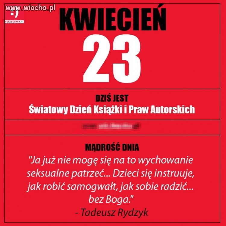 Z cyklu mądrości Tadeusza