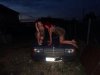 Wiejski lans na mercedesa