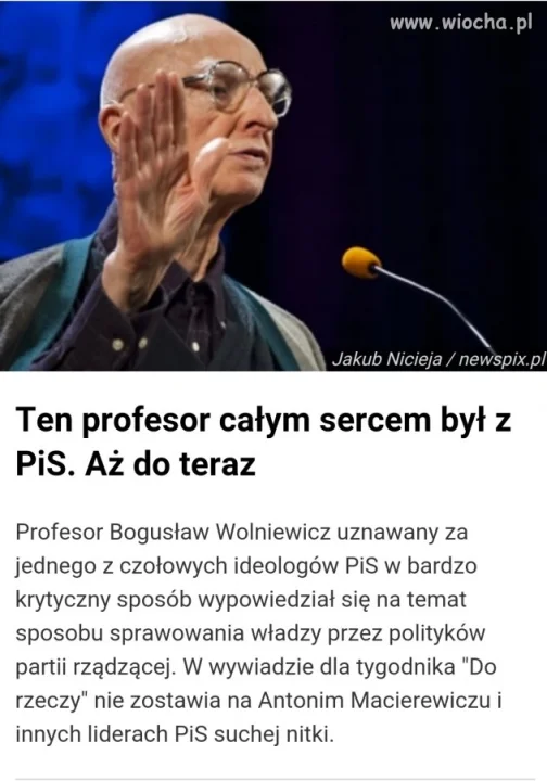 Pewnie IPN zaraz teczkę odnajdzie 