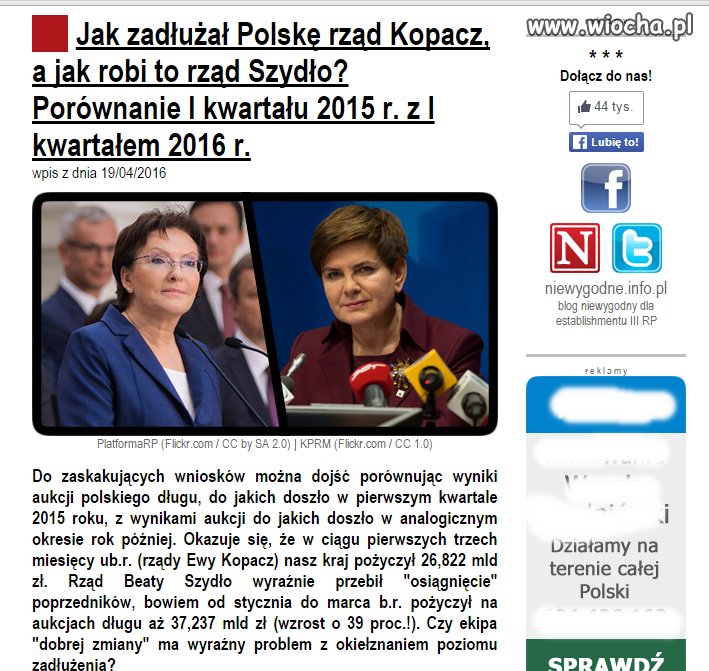 Polska jest jak Titanic co uderzył w górę lodową