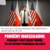 Wyślij sms o treści "pomagam" do senatu R.P.