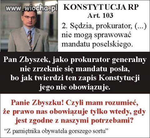 Jak się Zbysiowi kadencja skończy to  