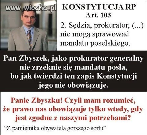 Jak się Zbysiowi kadencja skończy to  