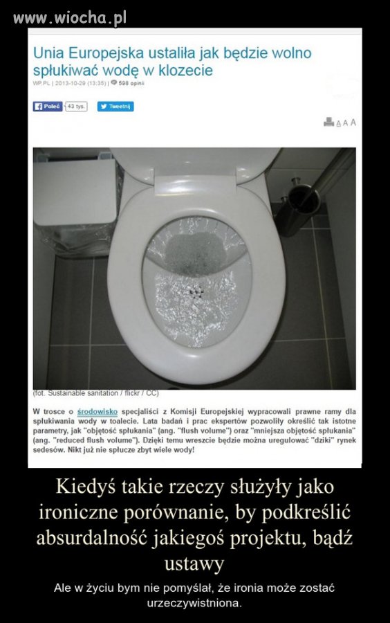 Regulacja dzikiego rynku sedesów ...