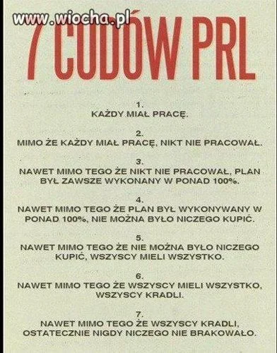 Niestety tak było...